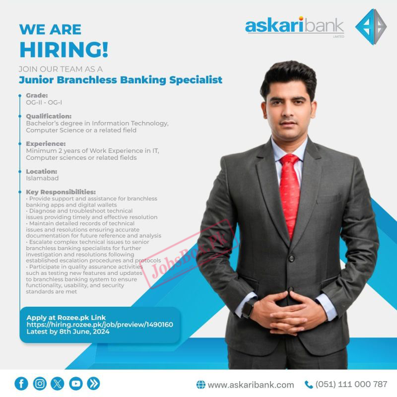 Askari Bank Jobs 2024