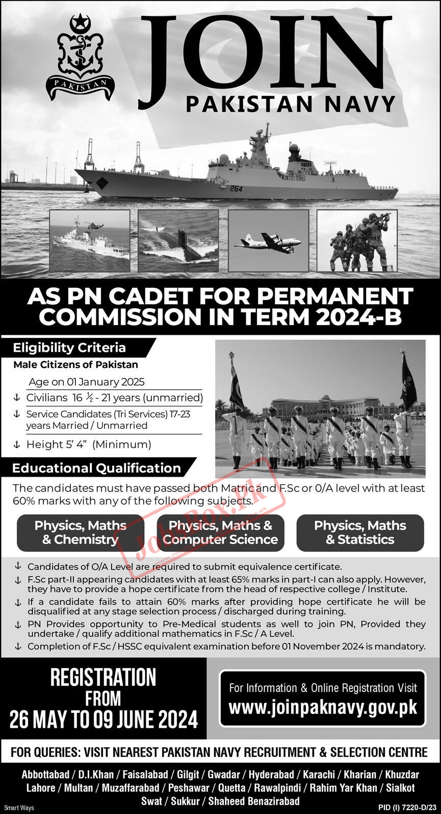 Join Pak Navy Jobs 2024