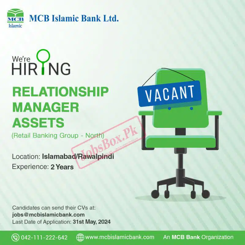 MCB Islamic Bank Jobs 2024