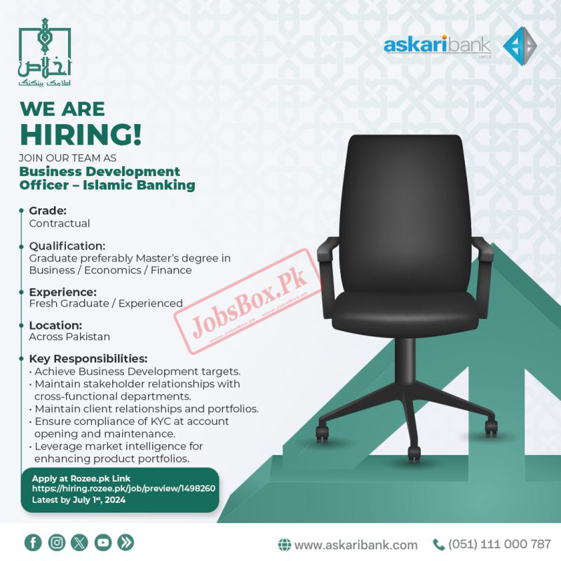 Askari Bank Jobs 2024